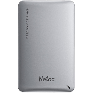 Netac NT07WH12-30AC, 2.5" SATA External Hard Drive Enclosure, USB 3.0, Silver