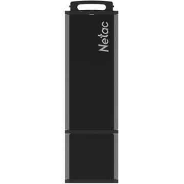 USB ფლეშ მეხსიერება Netac NT03U351N-128G-30BK, 128GB, USB 3.0, Black