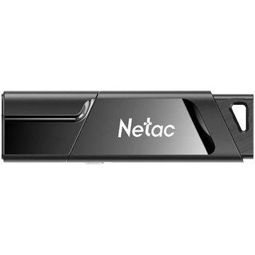 USB ფლეშ მეხსიერება Netac NT03U336S-128G-30BK, 128GB, USB 3.0, Black