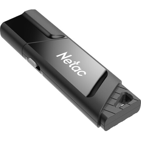 USB ფლეშ მეხსიერება Netac NT03U336S-064G-30BK, 64GB, USB 3.2, Gray