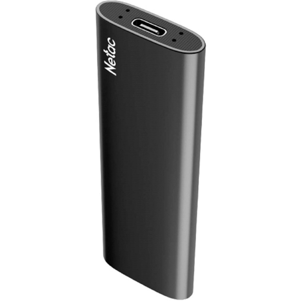 Netac NT01ZSLIM-500G-32BK, 500GB, External SSD, 1.8", USB 3.2, Black