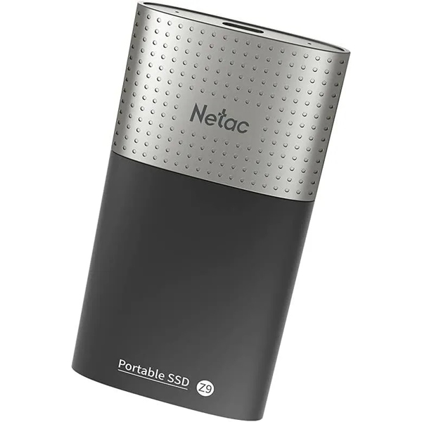 Netac NT01Z9-001T-32BK, 1TB, External SSD, 1.8", USB 3.2, Black/Silver