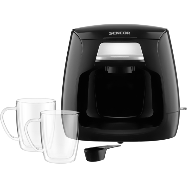 Sencor SCE 2100BK, 500W, 0.3L, Coffee Machine Black