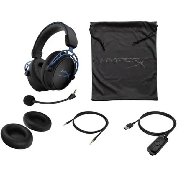 ყურსასმენი HyperX 4P5L3AA Cloud Alpha S, Gaming Headset, Wired, 3.5mm, Black/Blue