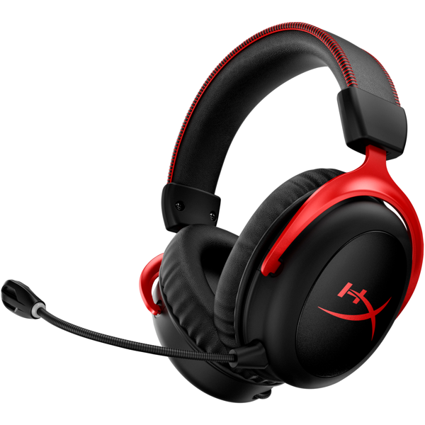 HyperX 4P5K4AA HyperX Cloud II, Gaming Headset, Wireless, USB, 3.5mm, Black/Red