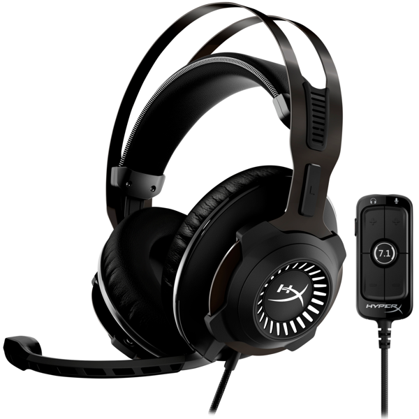 HyperX 4P5K5AA Revolver 7.1, Gaming Headset, Wired, USB, 3.5mm, Black
