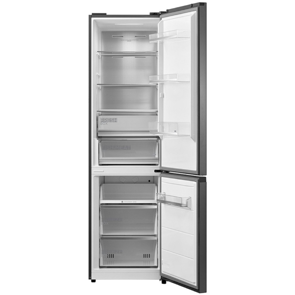 Midea MDRB521MIE46ODM, 360L, A++, Refrigerator, Silver