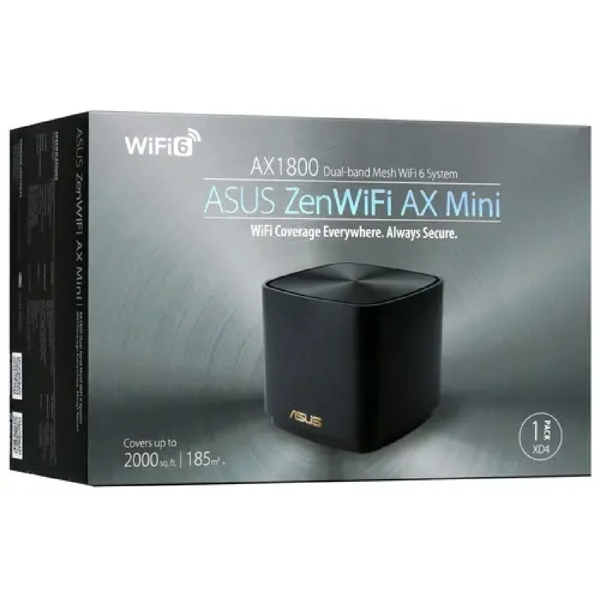 Wi-Fi სიგნალის გამაძლიერებელი Asus 90IG05N0-MO3RL0, 1800Mbps, Wi-Fi Range Extender, Black