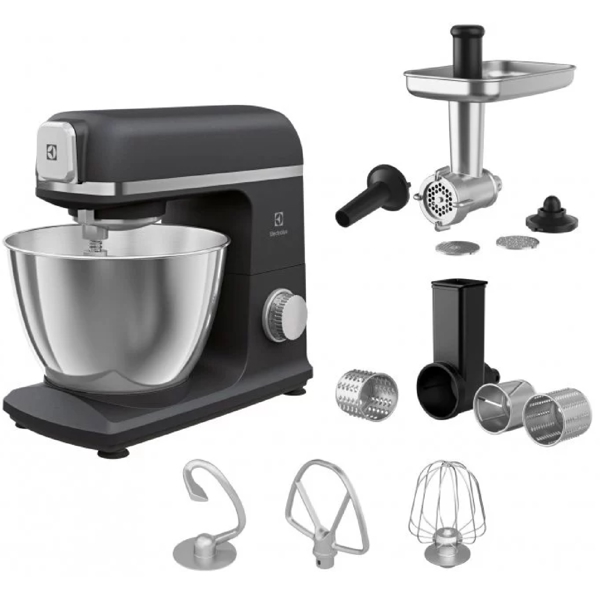 სამზარეულოს კომბაინი Electrolux E5KM1-6GBP 1200W, 5L, Food Processor, Black