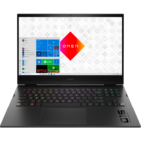 ნოუთბუქი HP 491L9EA, 16", Ryzen 5-5600H, 16GB, 1TB SSD, RX6600M 8GB, W10H, Black