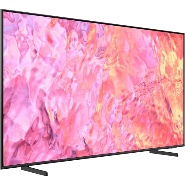 ტელევიზორი Samsung QE55Q60CAUXRU, 55", 4K UHD, Smart TV, USB, HDMI, LAN, BT, WIFI, Black