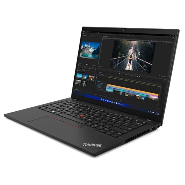 ნოუთბუქი Lenovo 21AH00MCRT/GE ThinkPad T14, 14", i7-1260P, 16GB, 1TB SSD, Integrated, Thunder Black