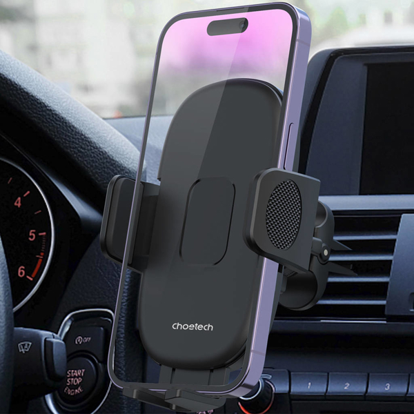 მობილურის დამჭერი Choetech H066-BK, Smartphone Car Holder, Black