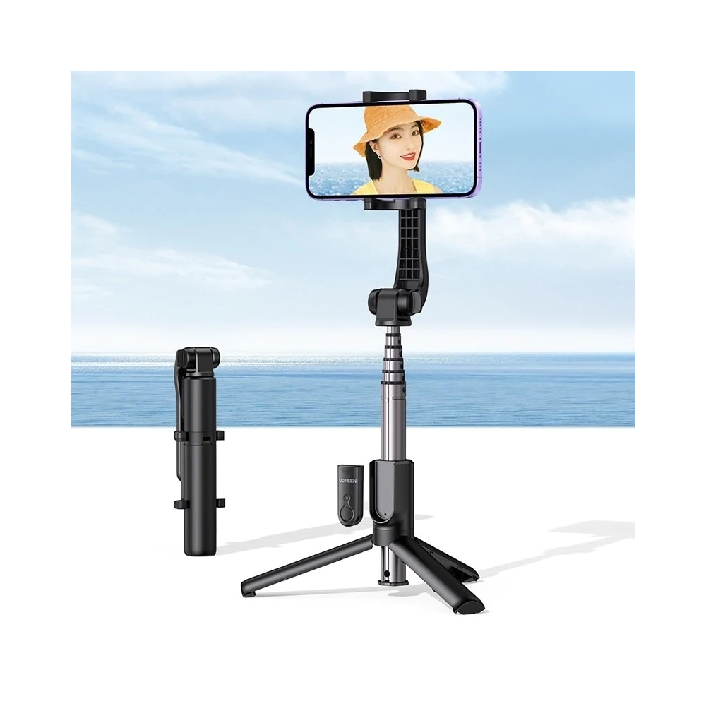 UGREEN LP508 (5075), Bluetooth, Selfie Stick Tripod, Black