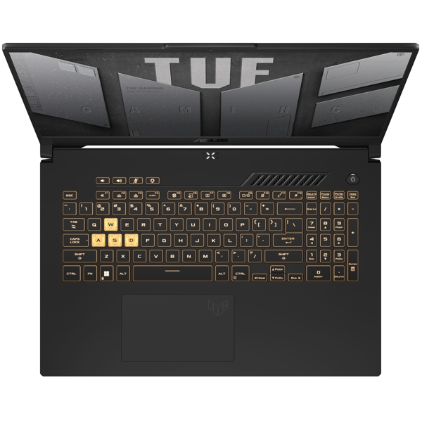 ნოუთბუქი Asus TUF Gaming F17 FX707ZC4-HX015, 17.3", i7-12700H, 16GB, 1TB SSD, RTX3050 4GB, Gray