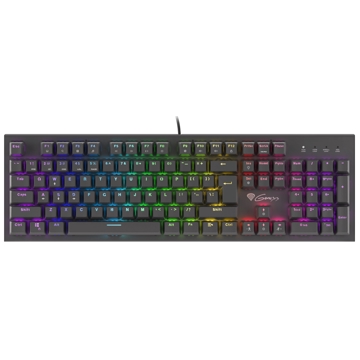 კლავიატურა Genesis THOR 300 RED SWITCH, Wired, RGB, USB, Gaming Keyboard, Black