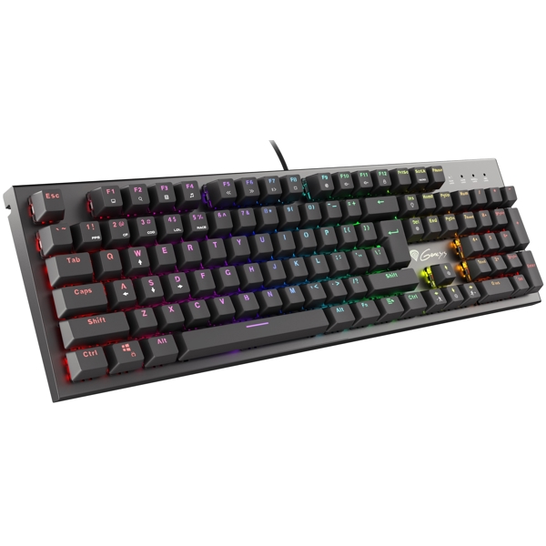 Genesis THOR 300 RED SWITCH, Wired, RGB, USB, Gaming Keyboard, Black