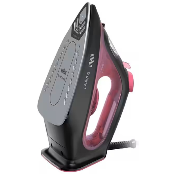 ორთქლის უთო Braun SI1070PU, 2000W, 220ML, Steam Iron, Pink/Black