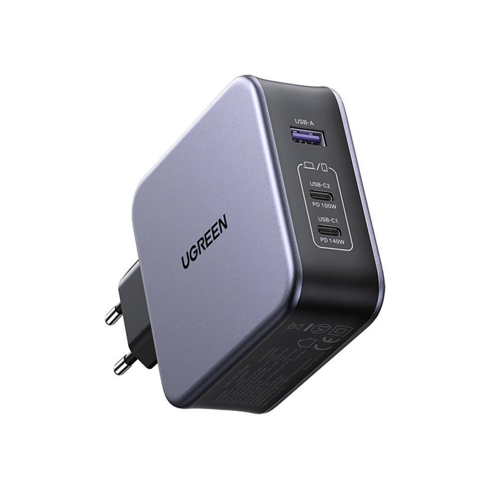 დამტენი UGREEN CD289 (90549) Nexode, 140W, USB, Type-C Gray