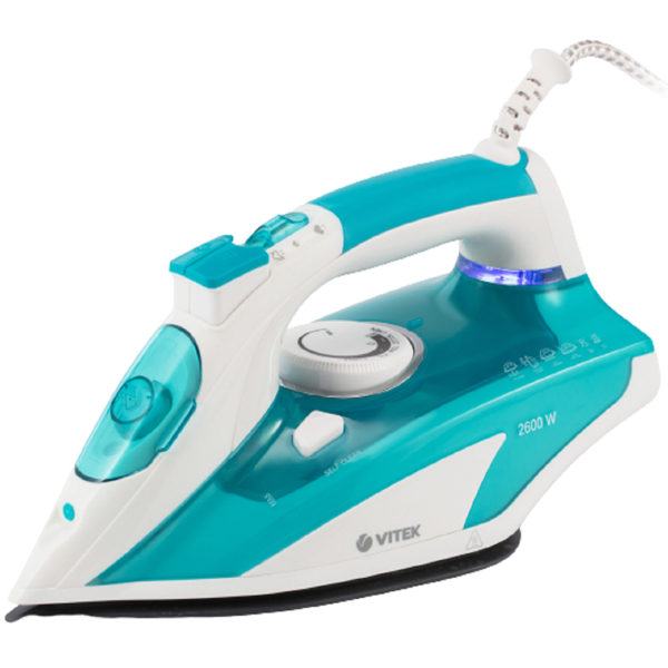 Vitek VT-8355, 2600W, 400ML, Steam Iron, Blue