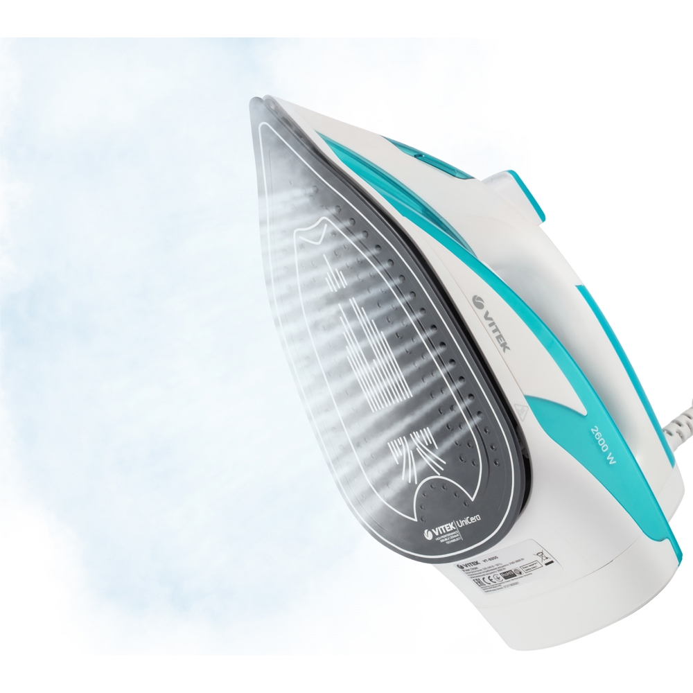 Vitek VT-8355, 2600W, 0.4L, Steam Iron, Blue