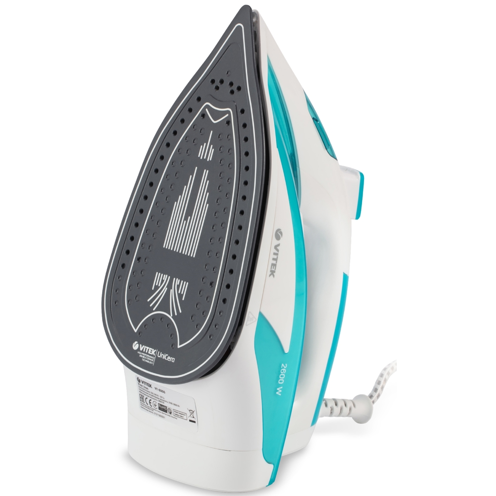 Vitek VT-8355, 2600W, 0.4L, Steam Iron, Blue