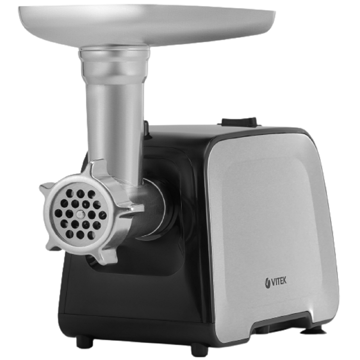 Vitek VT-3646, 2000W, Meat Grinder Black/Silver