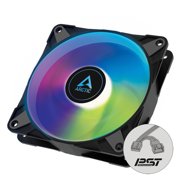 ქულერი Arctic ACFAN00231A P12, RGB, 120mm, 2000RPM, Cooler, Black