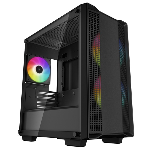 Deepcool CC360 ARGB, Computer Case, Mini-ITX, Micro-ATX, USB3.0, USB2.0×1, Audio, Black