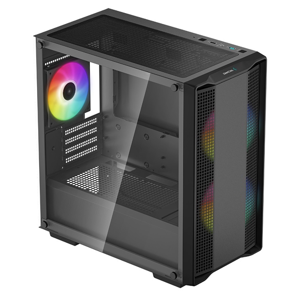 Deepcool CC360 ARGB, Computer Case, Mini-ITX, Micro-ATX, USB3.0, USB2.0×1, Audio, Black