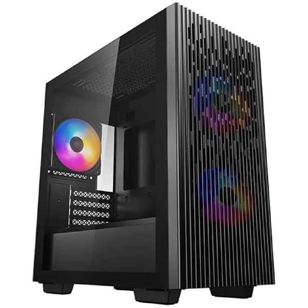 Deepcool MATREXX 40 3FS, Computer Case, MATX, MicroATX, Mini-ITX, USB3.0×1, USB2.0×1, Black