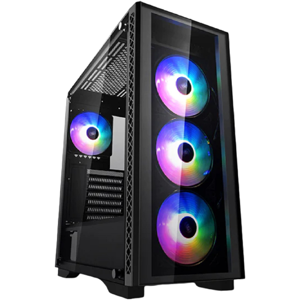 ქეისი Deepcool MATREXX 50 ADD-RGB 4F, Computer Case, MidT, MicroATX, Mini-ITX, USB2.0×2, USB3.0×1, Black