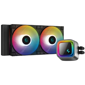 თხევადი გაგრილება Deepcool LS520, RGB, LED, 120mm, 3100Rpm, Liquid Cooling, Black