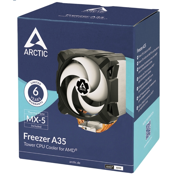 ქულერი Arctic ACFRE00112A Freezer A35, 120mm, 1800RPM, Cooler, Black/White