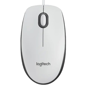 მაუსი Logitech 910-006764 M100, Wired, USB, Mouse, White