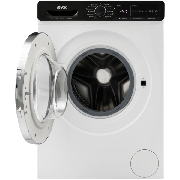 Vox WM1070-SAT2T15D, 7Kg, D, 1000Rpm, 76Db, Washing Machine, White