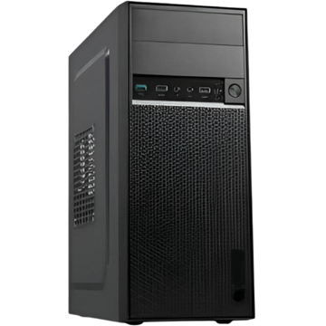 ქეისი Kmex CX30KURA001C, Computer Case, ATX, Mini-ATX, Micro-ATX, 2xUSB, Black