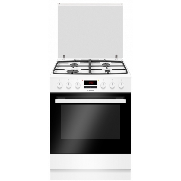 Hansa FCMW68229 4 Gas, Oven, White