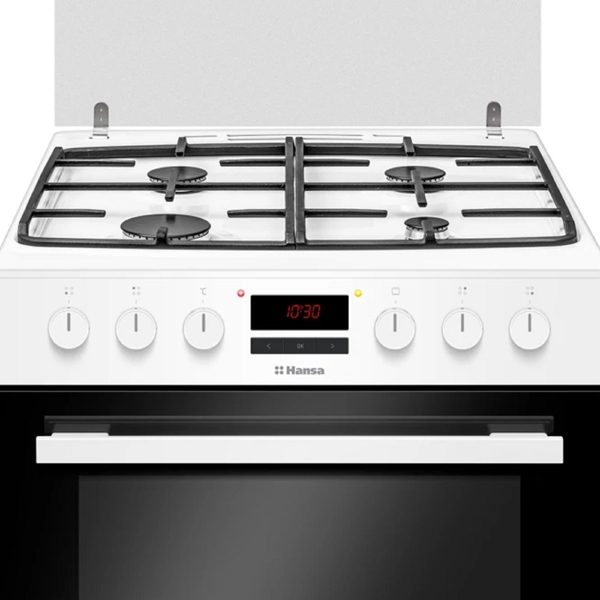 Hansa FCMW68229 4 Gas, Oven, White