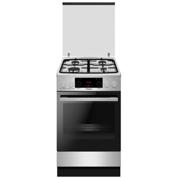 Hansa FCMXS59363 4 Gas, Oven, Silver