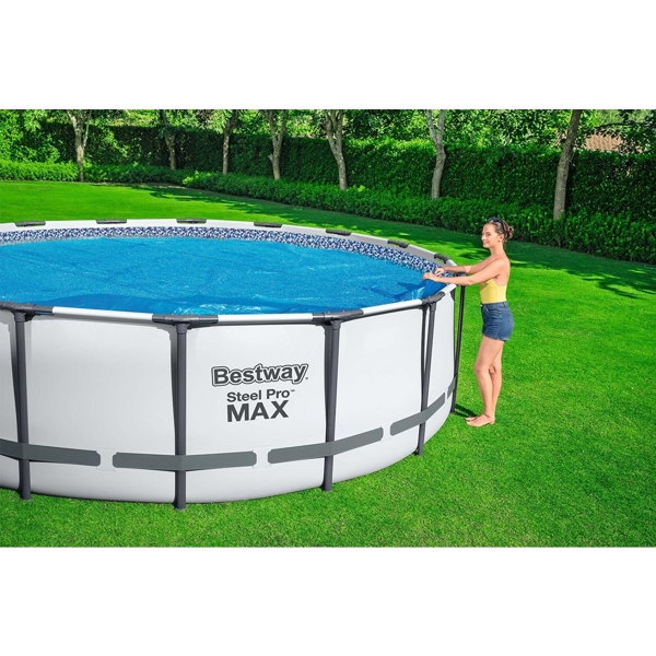 აუზის გადასაფარებელი ტენტი Bestway 58252, Pool Cover, Blue