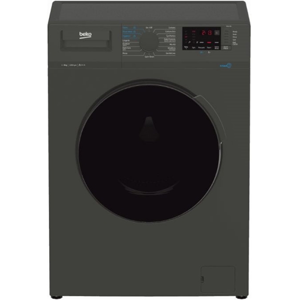 Beko BAW 386 b300, 8Kg, A++, 1200Rpm, 76dB, Washing Machine, Grey