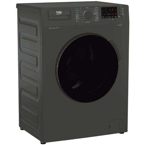 Beko BAW 386 b300, 8Kg, A++, 1200Rpm, 76dB, Washing Machine, Grey