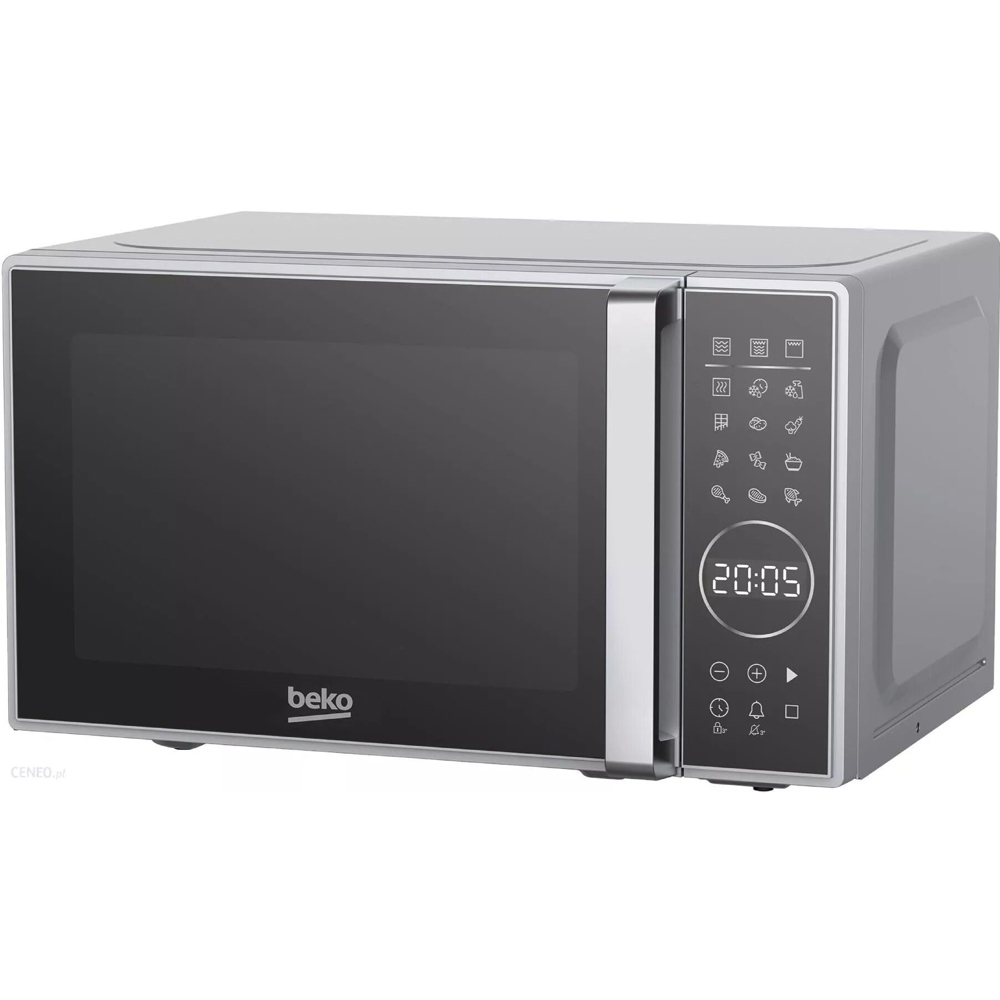 მიკროტალღური ღუმელი Beko MGC 20130 SB, 700W, 20L, Microwave Oven, Silver