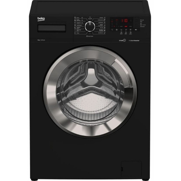 Beko WTV 8612 XBCI b100, 8Kg, A+++, 1000Rpm, Washing Machine, Black