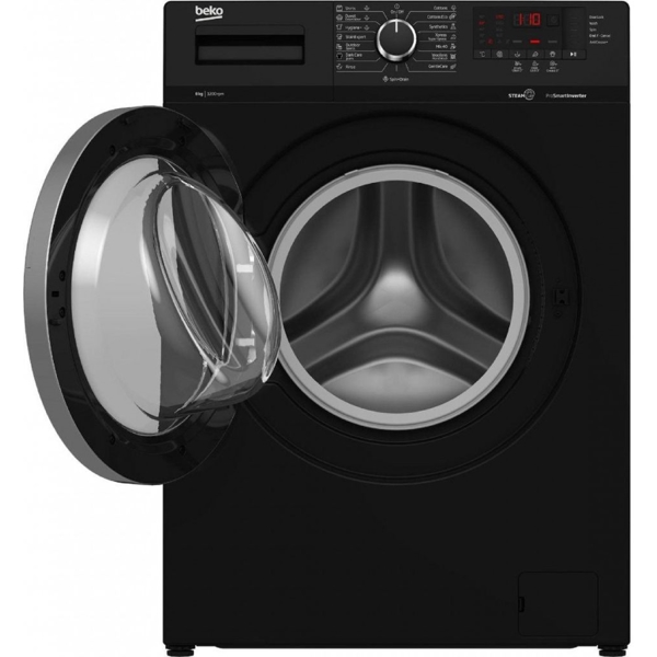 Beko WTV 8612 XBCI b100, 8Kg, A+++, 1000Rpm, Washing Machine, Black