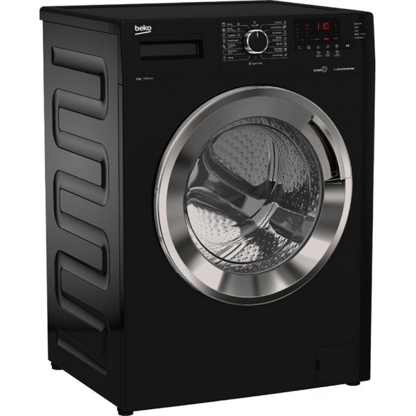 Beko WTV 8612 XBCI b100, 8Kg, A+++, 1000Rpm, Washing Machine, Black