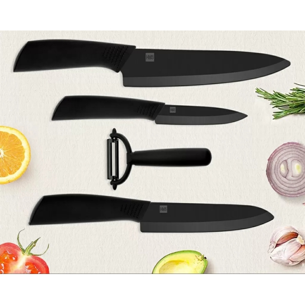 Xiaomi HU0010 HouHou, 3Pcs Knife Set, Black