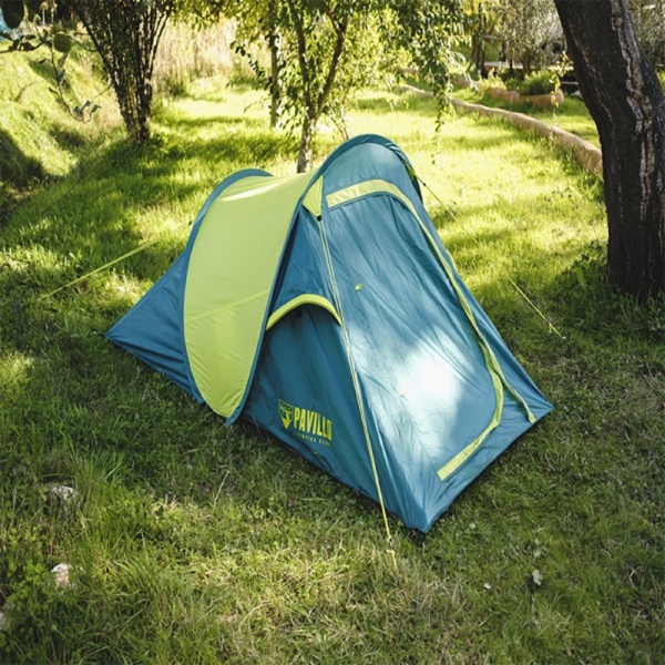 კარავი Bestway 68097, 2 Person Tent, Blue/Yellow 