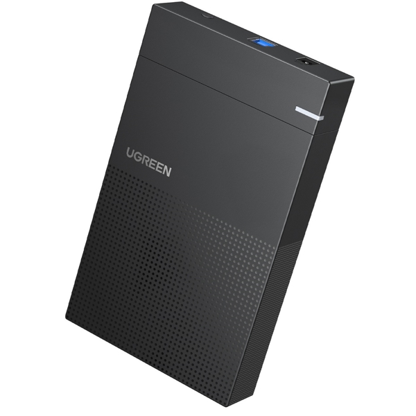 მყარი დისკის ქეისი UGREEN CM472 (30729), 3.5'', Hard Disk Drive Case, Black